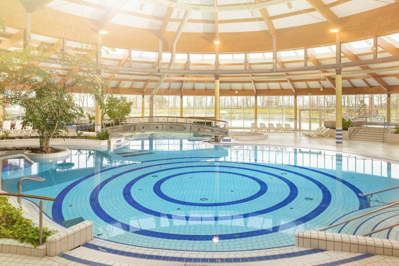 Meeresblick Residenzen FeWo 35 deluxe, inklusive Sauna und Schwimmbadnutzung im AHOI Sellin Goehren  Exterior foto