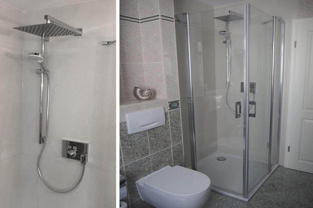 Meeresblick Residenzen FeWo 35 deluxe, inklusive Sauna und Schwimmbadnutzung im AHOI Sellin Goehren  Exterior foto